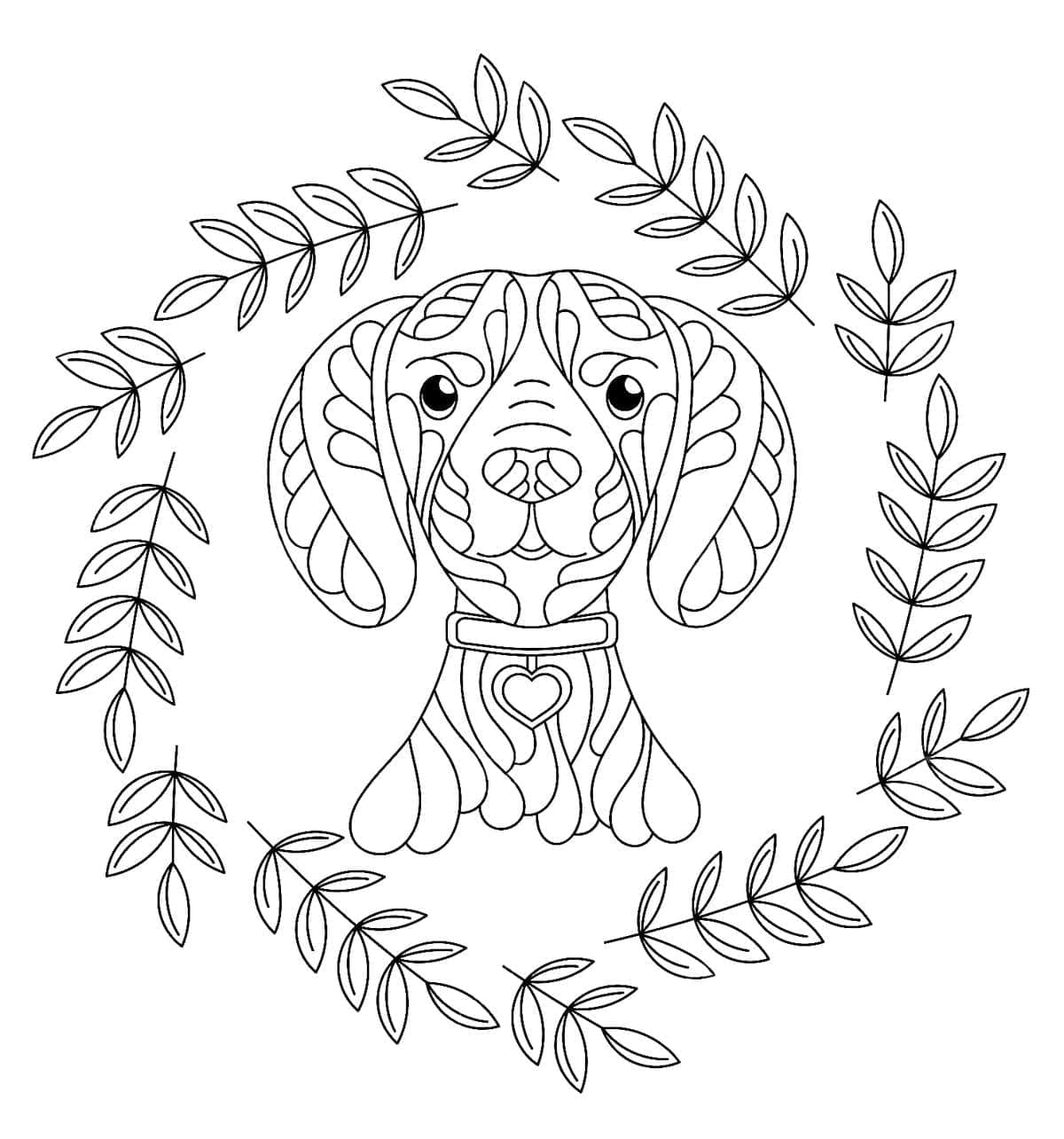 Mandalas Chien 41